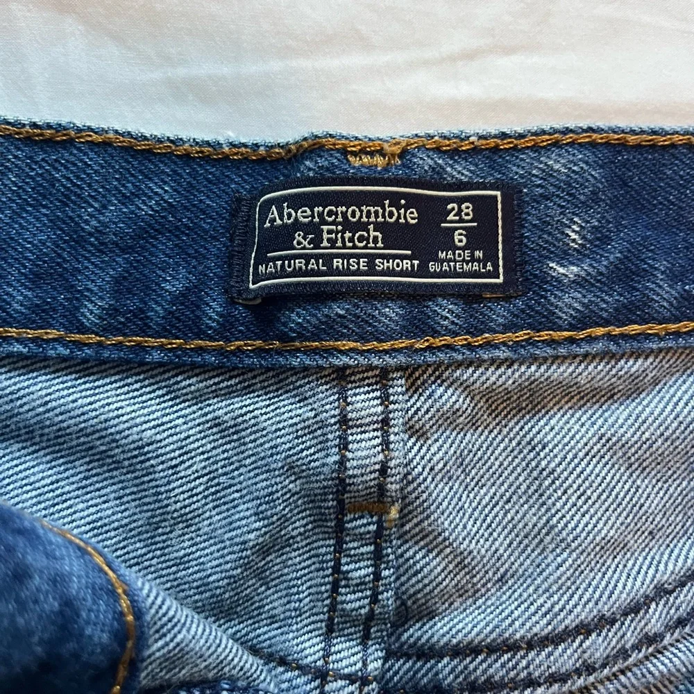 Abercrombie & Fitch Dark Blue Jean Shorts - Picture 2 of 7
